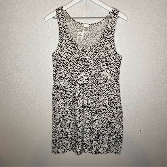 Pink Victoria’s Secret Cheetah Print Tank Dress Size Small NWT - Picture 1 of 6